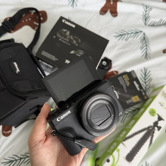 Canon PowerShot G7 x Mark III Black Camera US Model 3638C001 - Picture 2 of 7